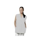 Jaleco Feminino Curto Oxford Branco M Santa Clara