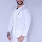 Jaleco Medicina Masculino Manga Longa FAÍKO Jalecos
