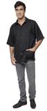 Jaleco Oxford Grande Masculino Curto Com Manga - 01 Unidade - Santa clara
