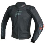 Jaqueta masculina couro Forza Mugello Racing black