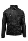 Jaqueta Masculina Preta Motoqueiro - Lavanda e alecrim