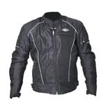 Jaqueta Motociclista Masculina Helt Air Free Verão Impermeável C/ Proteções - Preta