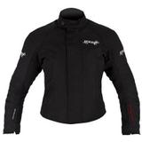 Jaqueta Preta Motoqueiro Strike Feminina - Texx