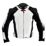 Jaqueta Texx Couro Rock Evolution Branca Tam 5XL (Outlet)