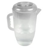 Jarra de plástico com tampa 3L Transparente - Plasvale (Cód.0867)