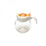 Jarra de Vidro 180ml Lyor Transparente/Laranja