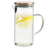 Jarra de Vidro com Tampa para Agua ou Suco 1,3 Litros - Carisma