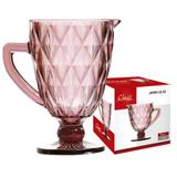 Jarra De Vidro Diamante 1L Lilás - Class Home