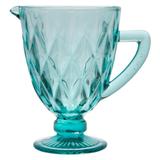 Jarra de vidro diamond verde água 1 litro lyor