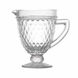 Jarra de Vidro Lapidado 1LT - Decorafast