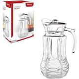 Jarra De Vidro Relevo Parma Com Tampa De Acrilico 1,8l - Wellmix