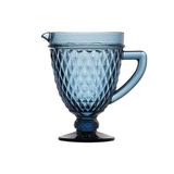 Jarra de vidro sodo-calcico bico de abacaxi azul 1l - Lyor