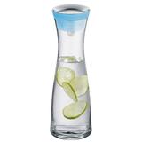 Jarra em Vidro 1 Litro Basic WMF Tampa Azul