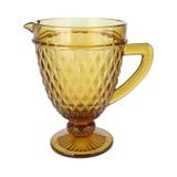 Jarra em Vidro Bico de Abacaxi Ambar 1L - Lyor