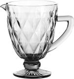 Jarra em vidro diamond transparente 1l - lyor