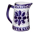 Jarra feita e Pintada a mão - Porcelana monte sião
