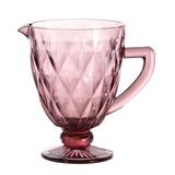 Jarra Matelassê em vidro 1L violeta - 22021 - Dynasty