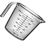 Jarra Medidora 600ml Plástico Crystal Transparente 436-10 - Niquelart