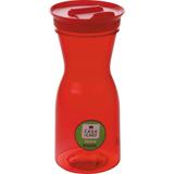 Jarra Plástica 500ml com Tampa Casa do Chef Vermelha