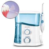 Jato de Agua Bucal Limpeza Irrigador Gengiva Dente Eletrico 7 Bicos Bivolt - Multilaser