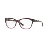 Jean Monnier Basic J83163 F033 Tartaruga Havana Polido Degradê Roxo Lente Tam 53