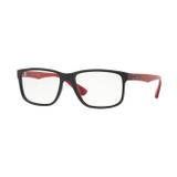 Jean Monnier J83152 F333 Preto Vermelho Lente Tam 55