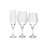Jg 18 taças de cristal elisa - Bohemia