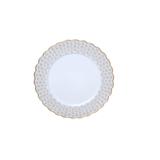 JG 6 PC SOUSPLAT DE PLÁSTICO DAISY BRANCO 33cm - Bon gourmet