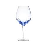JG 6 TAÇAS CRAQUELADAS DE VIDRO P/ÁGUA AZUL 685ml - Bon gourmet