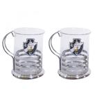 Jg Com 2 Canecas De Vidro 200ml - Vasco - Mileno