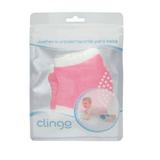 Joelheira Antiderrapante para Bebê Rosa - Clingo