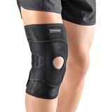 Joelheira Articulável Hastes Mola Reforço Neoprene Ligamento - Cosmo