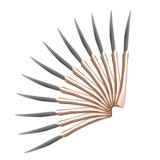 Jogo 12 Facas Para Sobremesa Wolff Berna Aço Inox E Rose Gold