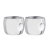 Jogo 2 Xícaras Para Café Tramontina 64430710 Sem Alça Inox