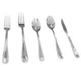 Jogo 30 Peças Talheres Mesa Sobremesa Aço Inox Cozinha Restaurante Colheres Garfos Faca Univendas
