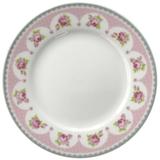 Jogo 4 Pratos para Sobremesa Rose Porcelana Super White Lyor