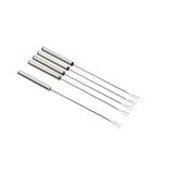 Jogo 6 garfos para fondue de aço inox com detalhes coloridos Bon Gourmet - 26379