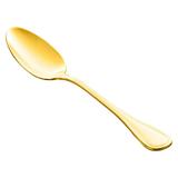 Jogo 6 peças Colher para sobremesa de aço inox PVD Dourado Avalon Wolff - 71207