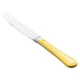 Jogo 6 peças Faca para mesa de aço inox PVD Dourado Avalon Wolff - 71204