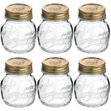 Jogo 6 Pote Vidro Bormioli Quattro Stagioni Hermético 150ml - Bormioli rocco