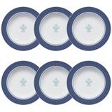 Jogo 6 Pratos Fundos Porcelana 23cm Arabesco 279701500 Germer