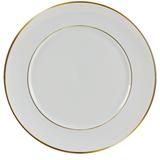 Jogo 6 Pratos Rasos Versa Mon Filete Ouro Porcelana 27.5cms Germer