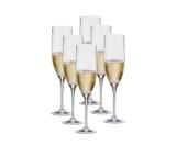Jogo 6 Taças Champagne Bohemia Sitta Cristal 240ml