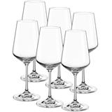 Jogo 6 Taças De Vinho 450ml Bohemia Crystal - Zanline