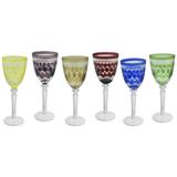 Jogo 6 Taças em Cristal Tcheco para Vinho 280 ml - Prime home decor