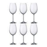 Jogo 6 Taças Vinho Branco Cristal 350ml Bohemia