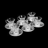 Jogo 6 Xícaras para Café em Cristal Diamond 105ml - Lyor