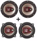 Jogo Alto Auto Falante Bravox Fiat Palio Uno 5 E 6 200w Rms