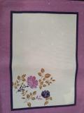 Jogo Americano 30cm x 40cm Rosas Lilas - Raner