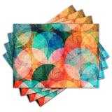 Jogo Americano - Abstrato com 4 peças - 547Jo - Allodi